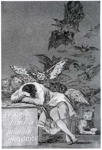 reve de la raison engendre des monstres - Goya