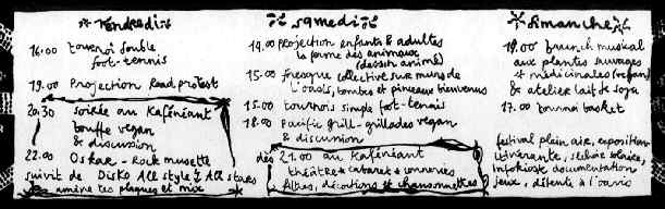 Programme . . .